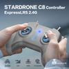 C8 ELRS V3 RC Radio Transmitter and Nano Receiver CR8 for FPV Drones/Tiny Whoop/Fixed Wing,FPV Drone Simulator Controller for Beginner,Mode 2 (C8 ELRS Controller & 2pcs Receiver) view 2