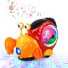 AUTOKAKUM Electronic Crab Toy, Cute Luminous Crab Toys Toddler Crawling Toy with Music and Light Interactive Sensory Toys for Boys Girls view 1