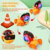 AUTOKAKUM Electronic Crab Toy, Cute Luminous Crab Toys Toddler Crawling Toy with Music and Light Interactive Sensory Toys for Boys Girls view 4