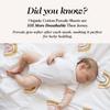 100% Organic Cotton Mini Crib Sheets (3-Pack) - GOTS Certified - Breathable Pack n Play Sheets Fitted - Double-Elastic for Secure Fit, Extra Protection for Your Baby - Gender-Neutral Prints (27"x39") view 3