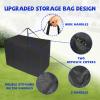 Bouncy Castle Storage Bag, 44x19x28in Large Durable Inflatable Bounce House Bag with Handles Suitable for Storing Inflatable Castle Toys Tent (Black) view 3