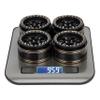 AMK 1.9'' Heavy Brass Beadlock Wheels 4pcs 959g, 3mm Offset, 12mm Hex, CNC Brass 1.9 Beadlock Rims for 1/10 1/8 RC Crawler TRX4 SCX10 Capra VS4-10 Gen8 D90 CC01 view 4