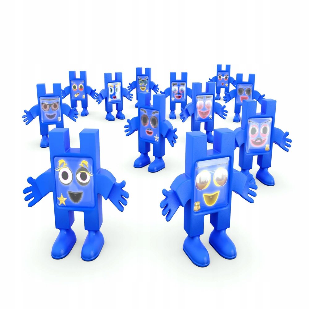 Meli Wafers Figures Emoti 12 pieces - Police