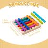 CoudarTitie Stacking Travel Game Creativity Wooden Rainbow Puzzle for Kids view 3