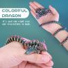 critigulf 3D Printed Giant Long Dragon (red-Gold) view 4
