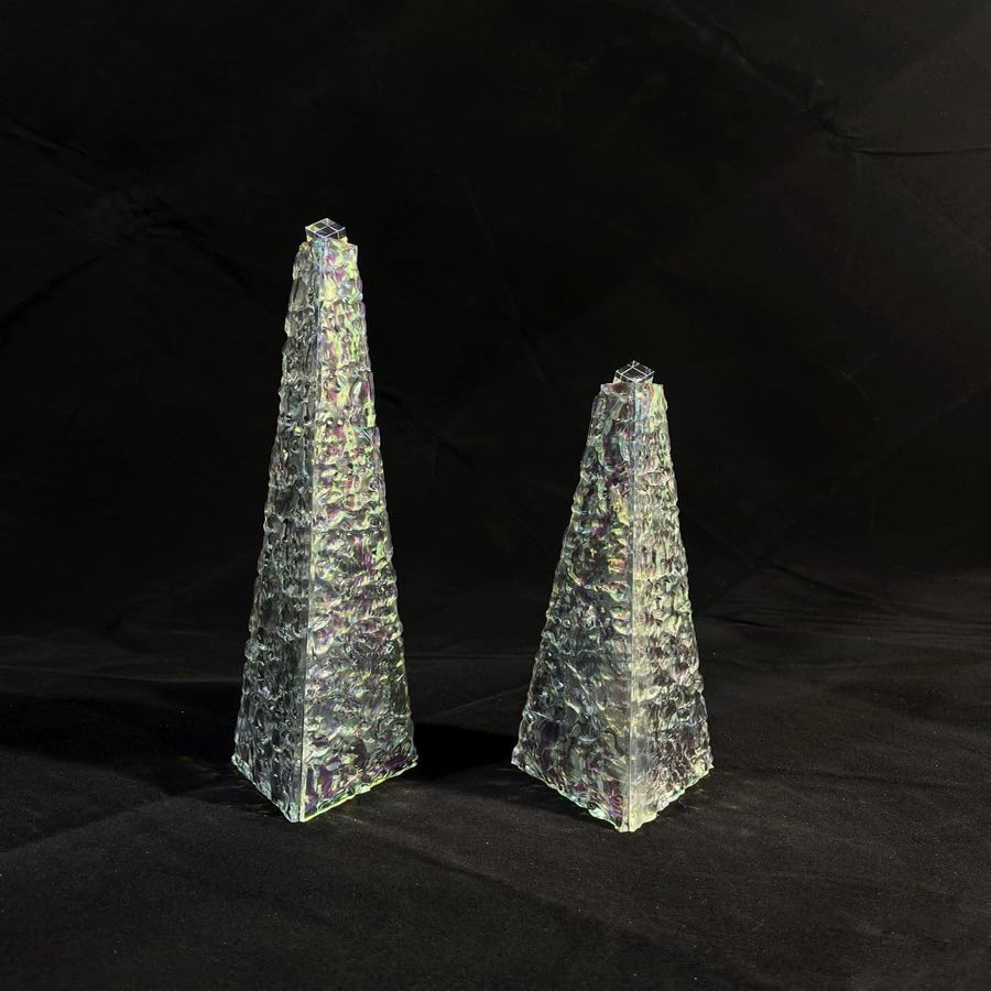 AXERNOKA Creative Kaleidoscope, Triangular Prism for Adult, 8.6inch/11inch (22cm/28cm) Optional, Handmade Light Art Kaleidoscope, Gift, Design, Education (Boy-Dream, 8.6inch (=22cm))