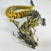 Large 3D Printed Dragon, 35.4inch Articulated Crystal Dragon, 3D Printed Fidget Toys, Adults Fidget Toys, Home Office Decor Executive Desk Toy (Black Golden) view 2