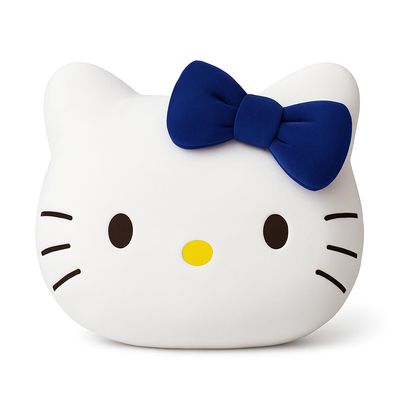 AlphaDesignLuxe Kawaii Cat Plush Pillow  Soft Cartoon Cushion for Kids and Collectors  Cute Decorative Plushie Gift for Bed, Sofa, or Travel (Blue)