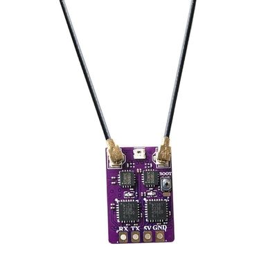 drone, ELRS 2.4G Diversity Receiver Dual Antenna RX Built-in TCXO,Compatible For FPV Freestyle RC Racing Long Range Drone Accessories(1PCS ELRS 2.4G Dual)