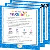 Natural Wood Dreidels Hanukkah Draydel with English Transliteration & Instruction Cards (50-Pack) view 4