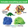 Creativity for Kids Sensory Minis Dinosaur Kit | Cloud Clay Sensory Toy for Toddlers | Squish, Scoop & Discover Dinosaur Figures | Easter Basket Stuffers for Travel Activities (Ages 3+) view 3