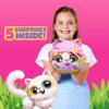 Pets Alive Smitten Kittens Series 2 (Calico Cat) by ZURU  Interactive Plush Cat Toy with 10 Sounds, Surprise Unboxing, Soft Collectible Pet for Ages 3+ view 3