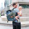 KYZSXZ Art Fish Diaper Backpack with Insulated Feeding Bottle Pocket, Mommy Nursing Bag Organizer for Travel Daycare with Stroller Straps view 3