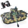 POCO DIVO German King Tiger WWII Tank, 1/16 War Panzer RTR RC Armored Vehicle, Heng Long 3888A S Edition Upgrade Steel Gears, Airsoft BB Battle Infrared IR Combat, Smoke Sound Light Recoil Model view 1