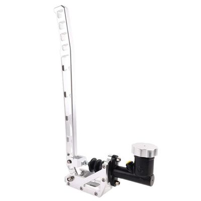 Aluminum Hydraulic Handbrake Compatible with Drift Racing E Brake System Long Level Gear Compatible With Various Models In Black Red Silver Colors(Silver)
