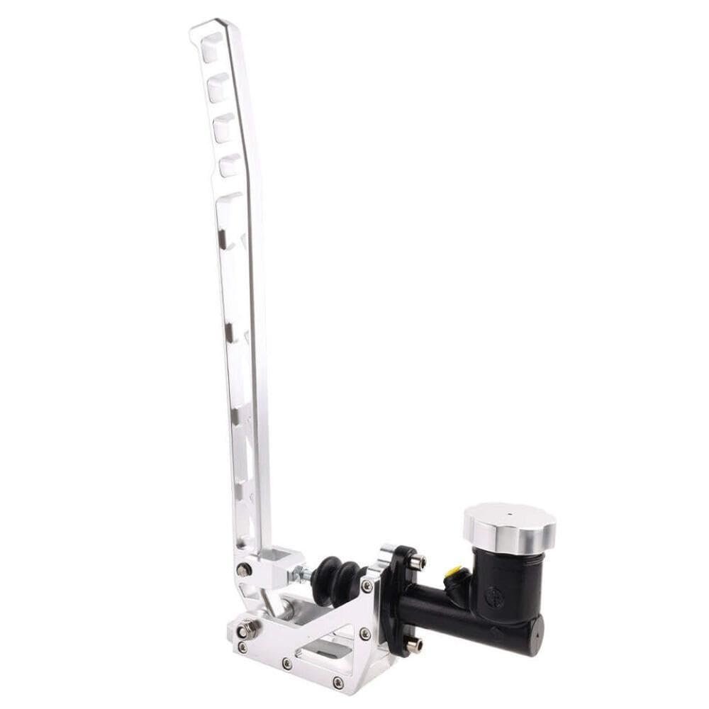 Aluminum Hydraulic Handbrake Compatible with Drift Racing E Brake System Long Level Gear Compatible With Various Models In Black Red Silver Colors(Silver)