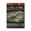 Battlefront Miniatures Flames of War Mid War Pacific British Sentinel Tank Platoon view 1