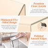 8 Pcs Clear Acrylic Boxes for Display, Acrylic Food Risers & Acrylic Cube Set (3"-8"), with 8 White Display Boards & 2 Markers, Clear Risers for Food, Decor, Party, Retail view 3