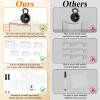 8 Pcs Clear Acrylic Boxes for Display, Acrylic Food Risers & Acrylic Cube Set (3"-8"), with 8 White Display Boards & 2 Markers, Clear Risers for Food, Decor, Party, Retail view 4