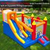 Baralir Inflatable Bounce House with 8.98 * 4.82 Ft Oversized Jump Area, 88'' Extra-Long Slide Kids Bounce House with Climbing Wall, Obstacle Poles & Hoop- Durable & Safe Backyard Fun for Kids view 3