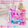 Musical Toddler Toys for 1 2 3 Years Old, Educational Baby Toys 12-18 Months with Bilingual Toddler Learning, Interactive Toys for 1 Year Old Girl, Christmas Birthday Gift for 1 Year Old Girl (Purple) view 2