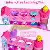 Musical Toddler Toys for 1 2 3 Years Old, Educational Baby Toys 12-18 Months with Bilingual Toddler Learning, Interactive Toys for 1 Year Old Girl, Christmas Birthday Gift for 1 Year Old Girl (Purple) view 3
