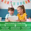 Custom Kids Birthday Video Card Add Your Photos Personalized Slideshow Gift for Boys & Girls LCD Screen Digital Video Card, 7 IPS Display, 8GB, USB Charger view 4