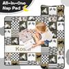 Personalized Dirt Bike Nap Mat for Boys Custom Name Toddler Sleeping Bag with Pillow & Blanket Motocross Race Sleeping Mat for Daycare, Preschool, Kindergarten, Travel view 3