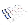 Compatible with Traxxas 4X4 for Slash for Stampede for Rustler for Rally RC Car Upgrade Parts Front and Rear Sway Bar Kit SLF311 RC Car Part Accessories view 1