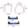 Compatible with Traxxas 4X4 for Slash for Stampede for Rustler for Rally RC Car Upgrade Parts Front and Rear Sway Bar Kit SLF311 RC Car Part Accessories view 4