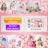 Birthday Slideshow Card for Girls  Upload Photos for Personalized Video  7 LCD Display, 512MB Memory, USB Charger  Emotional and Fun Gift view 3