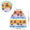 Gravopti Tropical Palm Trees Baby Car Seat Cover, Breathable Nursing Breastfeeding Cover, Stretchy Canopy for Stroller, Shopping Cart, High Chair, for Boys & Girls view 3
