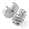 2Pcs MORFUM CNC Aluminum RC Electric Motor Cover Plate Protector for ESC Motor Heatsink Compatible with 1/10 Tamiya Clod Buster 444 Monster RC Truck Car (Silver) view 4