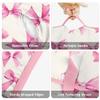 Personalized Toddler Nap Mat for Girls Custom Name Pink Bow Sleeping Bag with Pillow & Blanket Soft & Portable for Daycare, Preschool & Kindergarten view 4