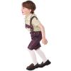 3 Piece Children's Lederhosen Suspenders Outfit Beer Themed Party Attire For Oktoberfest Festivities Lederhosen Suspenders Pa view 4