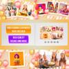 Custom Slideshow Birthday Card for Girls  Upload Photos  Personal Video Gift for Kids  7 LCD Digital Screen, 8GB, Rechargeable, Full Color Video Album view 3