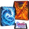 2 pack 1008 Card Binder 9 Pocket Trading Card Binder with 56 Page 3-Ring Removable Sleeves, High Storage Waterproof Card Holder view 1
