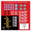 XMBRICDIYY Aircraft Military Building Blocks Set with Sticker, 1/35 ADF-01 Combat Fighter MOC Model, Fighter Jet with Visual Cockpit, Creative Gift for Military Fans, 2137PCS view 3