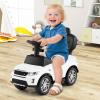 Licensed Push Car for Toddlers by INFANS, 3 in 1 Sliding Walking Car with Push Handle, Horn, Music, Underneath Storage, Foot-to-Floor Ride on Toys for Boys Girls (White) view 2