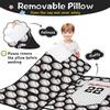 Personalized Baseball Toddler Nap Mat for Boys Custom Name Sleeping Bag with Pillow & Blanket Soft & Portable for Daycare, Preschool & Kindergarten view 2