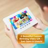 Digital Video Card for Boys Birthday  Personalized Photo Gift  Animated Slideshow  7 LCD Screen, 256MB, Fast USB Rechargeable, Play-on-Open Feature view 2