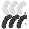 Fydun 22mm Plastic Black and White Backgammon Checkers Chips Set and Family Game Ornaments view 1