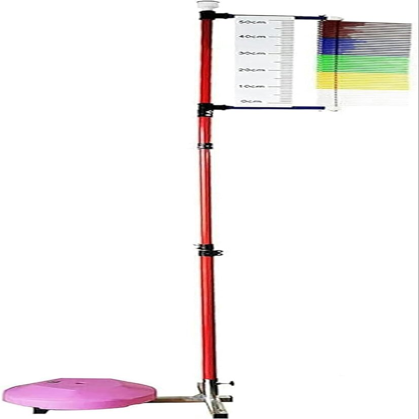 Adjustable Vertical Jump Tester 1.2-3.5m, Measurement Tool for Kids & Youth, Basketball & Volleyball Jump Test Assessment