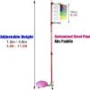Adjustable Vertical Jump Tester 1.2-3.5m, Measurement Tool for Kids & Youth, Basketball & Volleyball Jump Test Assessment view 2