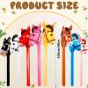 16 pack 40 Inch Inflatable Stick Horse Bulk Children Blow Up Pony Stick Balloon Inflatable Horsehead Stick for Kids Birthdayolor Combination 4) view 2