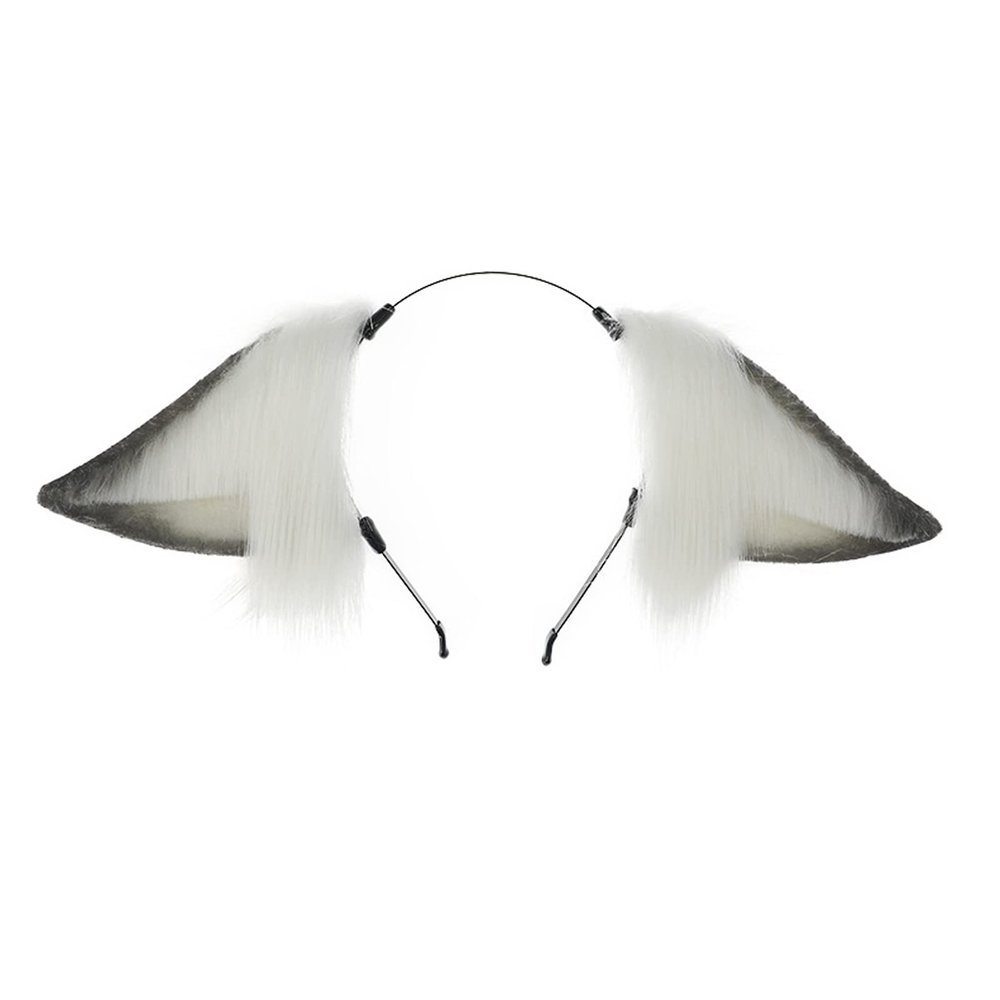 Cartoon Character Headband Sheep Ear Shape Hair Hoop Plush Party Headpiece Easter Party Cosplay Costume Prop Unisex Cosplay Headbands for Woman Headband Sheep Ears Shape Halloween with Faux Decors