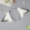 Cartoon Character Headband Sheep Ear Shape Hair Hoop Plush Party Headpiece Easter Party Cosplay Costume Prop Unisex Cosplay Headbands for Woman Headband Sheep Ears Shape Halloween with Faux Decors view 4