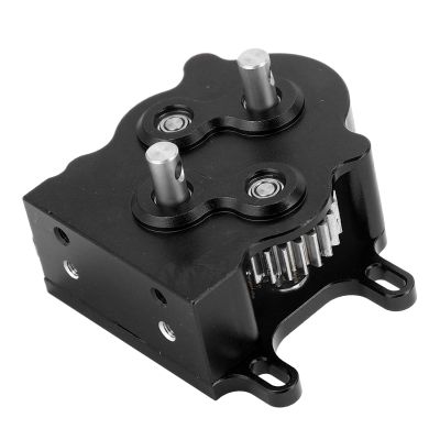Haofy Long Lasting RC Dual Engine for 1/10 RC Crawler, Which is Designed for Excellent Performance on Different Off Road (Black)