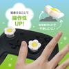 Allone ALG-NS2ASCFW Analog Stick Cover for Switch 2, White, 0.9 x 0.3 x 0.9 x 0.9 inches (2.4 x 0.7 x 2.4 cm), Compatible with Switch 2, Easy Installation, Protects Against Scratches and Dirt, Grip view 4