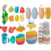 16PCS Bathtub Water Play Toys & 16PCS Baby Bath Toys with Silicone Bath Toys view 1